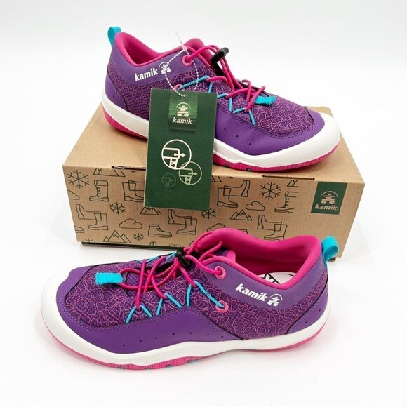 Kamik Purple Pink Fundy Sneakers - Picture 1 of 7